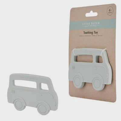 Silicone Teething Ring - Bus