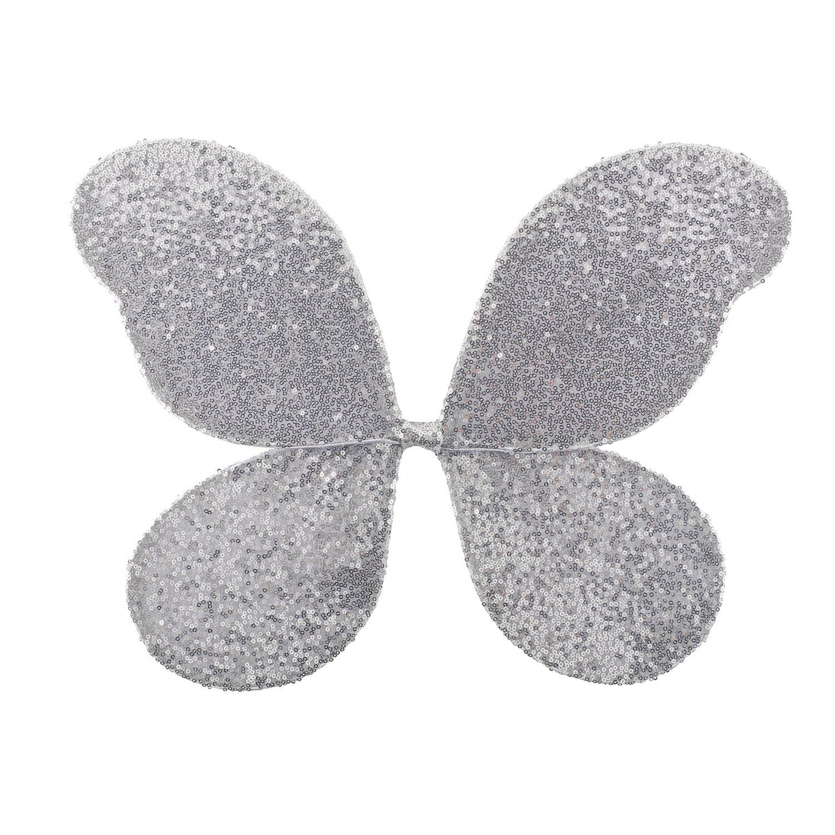 Magical Sequin Silver Fairy Wings