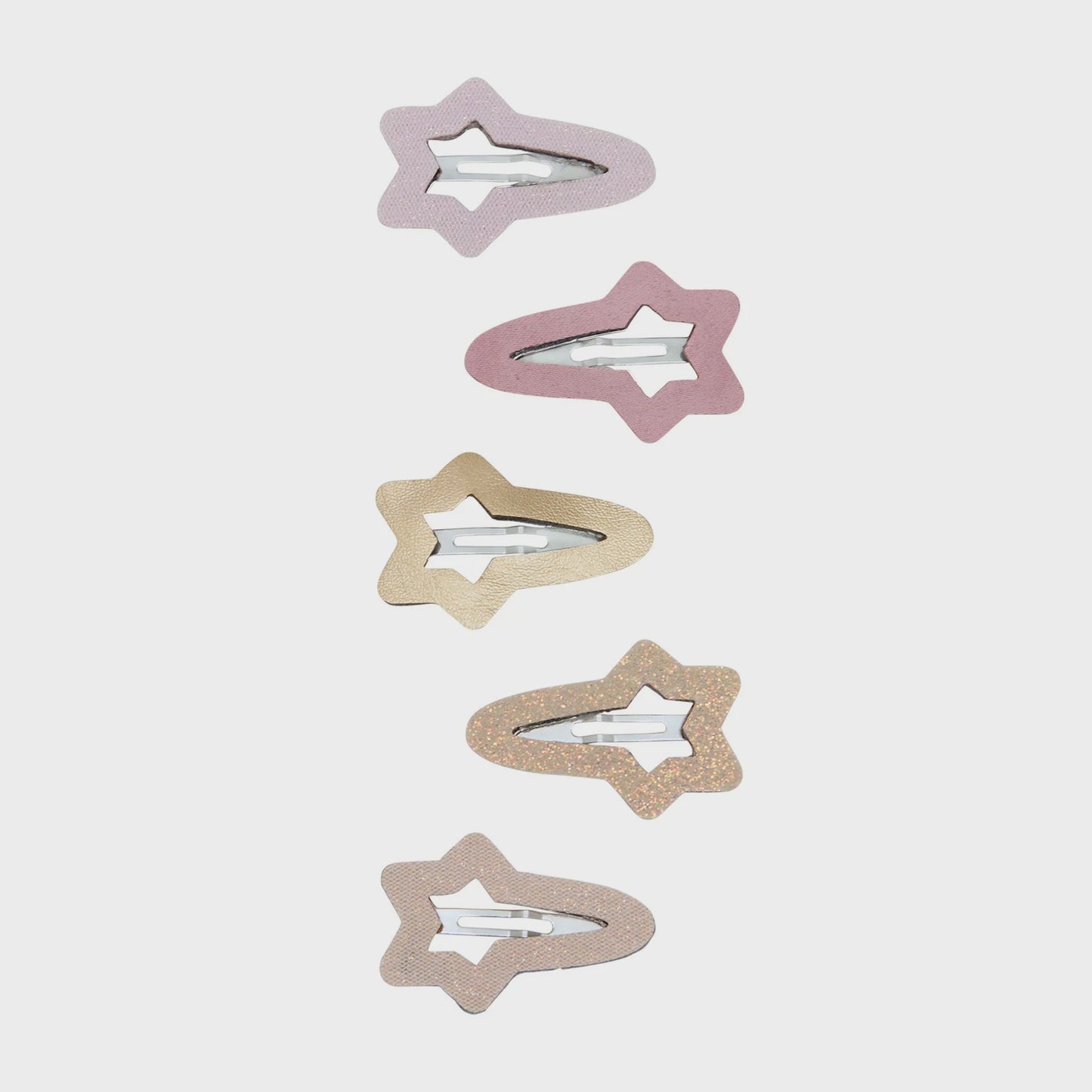 Star Cut Out Clips - Pink