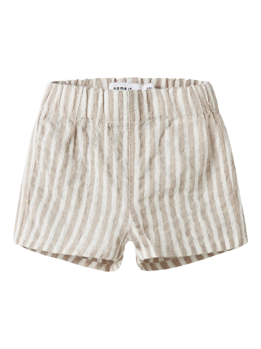 Cotton Stripe Shorts -2 Pack Chateau Gray & Vintage Indigo