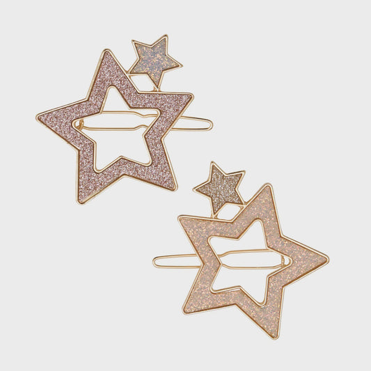 Star Snap Clips - Shimmer