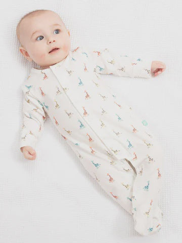 Sweet Giraffe Sleepsuit (GOTS)