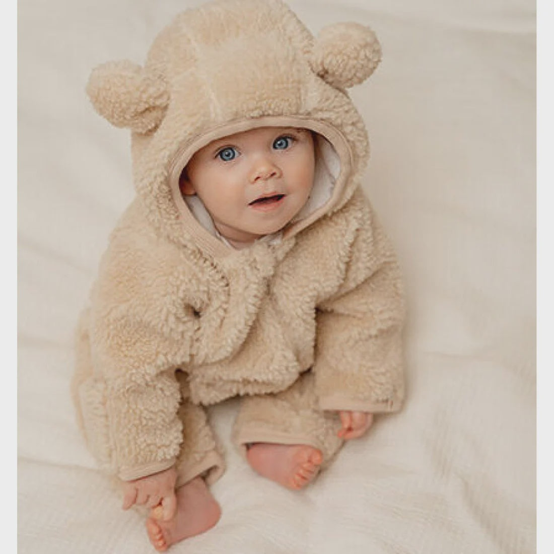 Teddy One Piece Suit - Sand