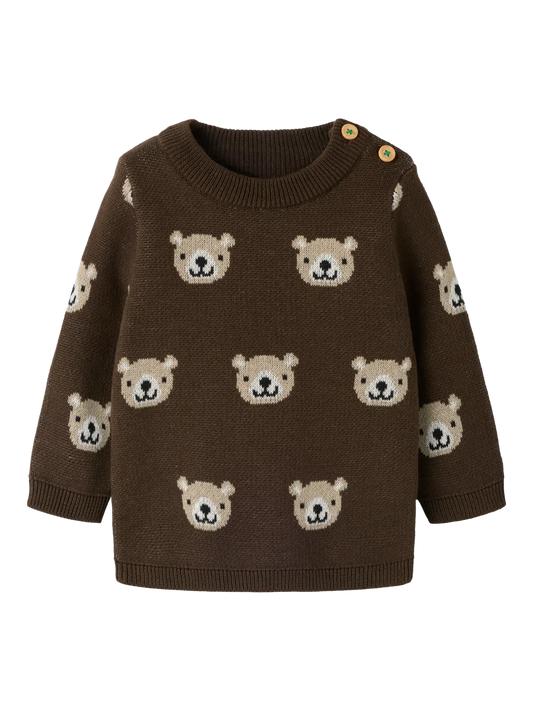 Teddy Jumper - Chocolate Brown