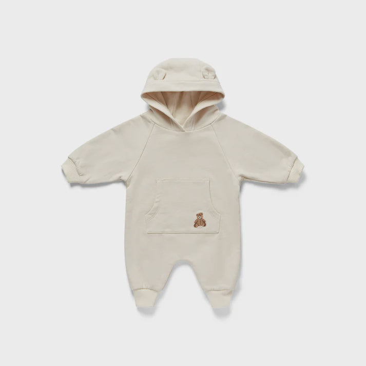 Teddy Bear Hooded Romper