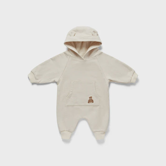 Teddy Bear Hooded Romper