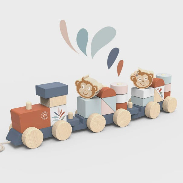 Wooden Stacking Train