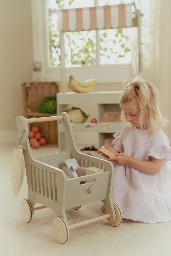 Wooden Shopping Trolley (FSC)