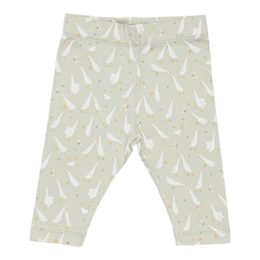 Little Goose Leggings - Olive