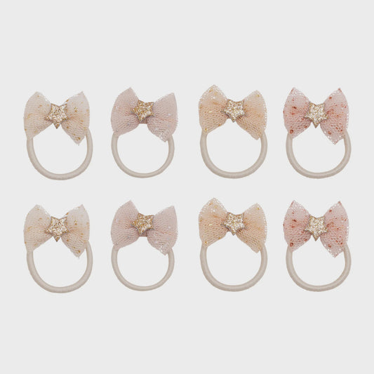 Tutu Bow Mini Ties - Neutral