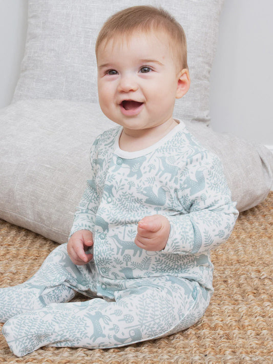 Woodland Walk Sleepsuit (GOTS)