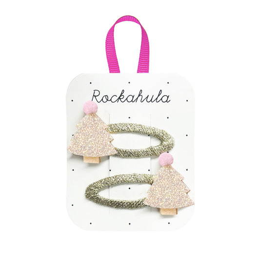 Frosted Christmas Tree Clips