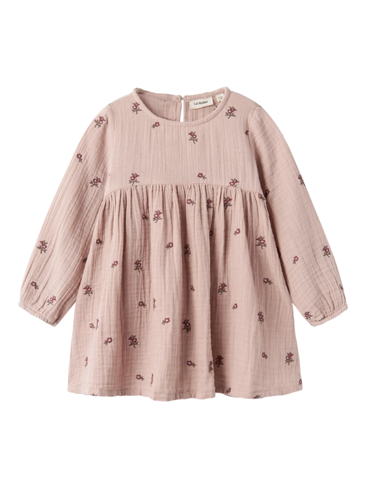 Organic Blush Floral - Loose Dress