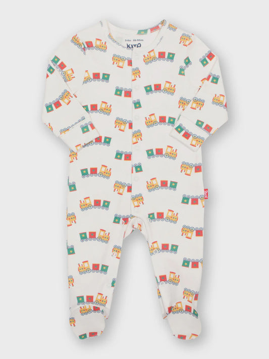 Choo Choo Sleepsuit (GOTS)
