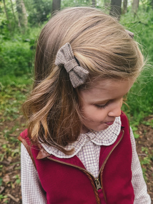 Herringbone Hair Clips