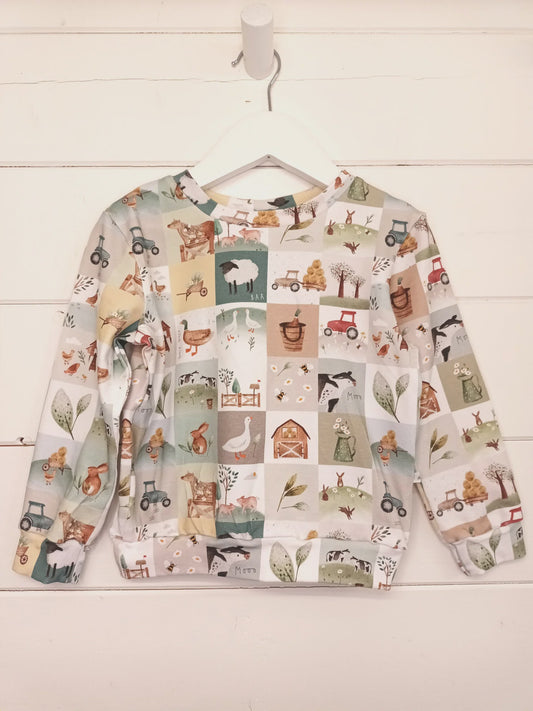 Meadow Farm Check Top