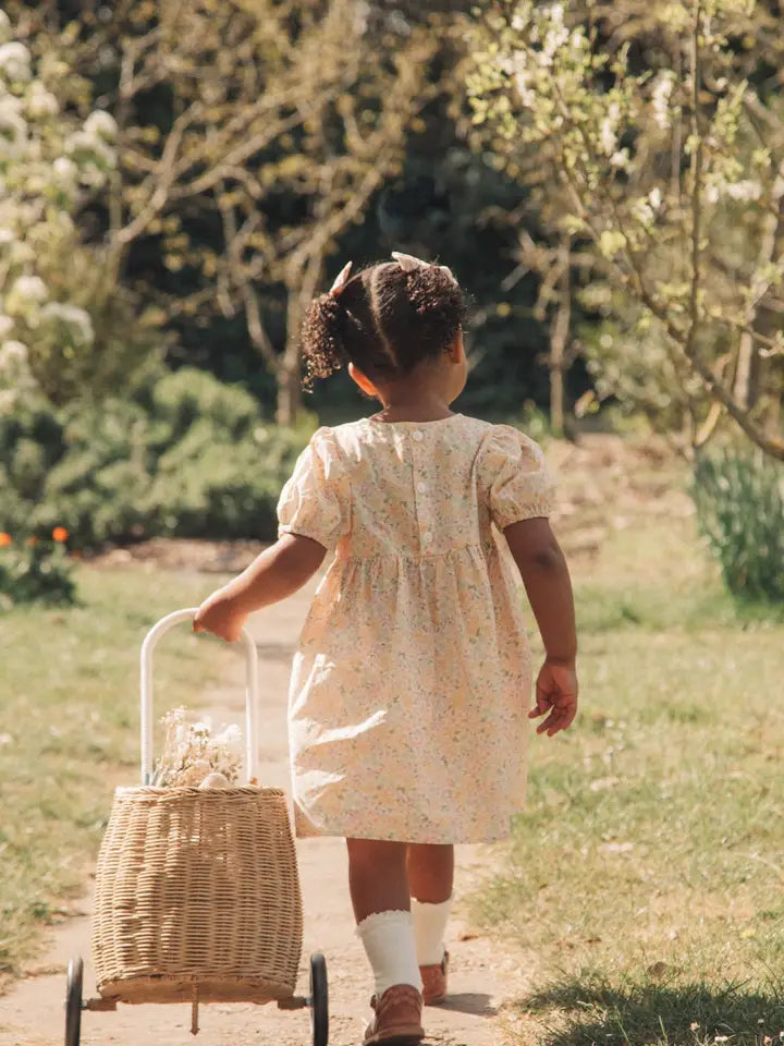 Puff Short Sleeved Dress - Meadow