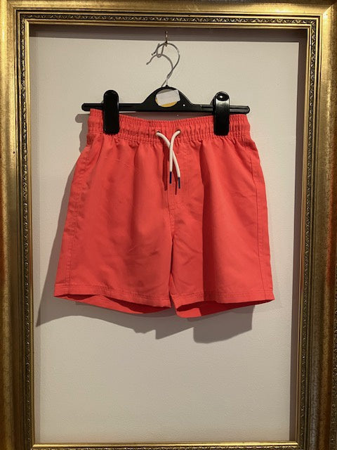 Pre-Loved M&S Coral Swim Shorts 6-7Y