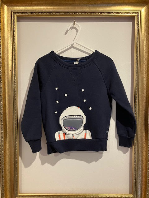 Pre-loved Joules Astronaut Sweatshirt 4y