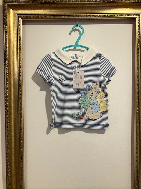 Pre-loved M&Co Peter Rabbit Top 6-9m