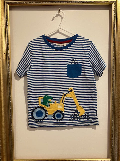 Pre-loved JoJo Dino Digger T-Shirt 4-5y