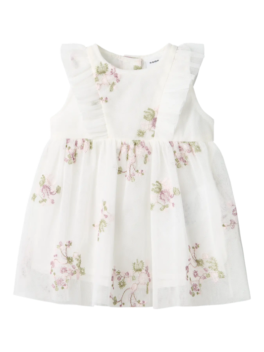 Flower Dress - Cloud Dancer