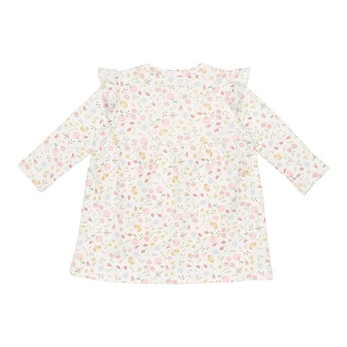 Flowers & Butterflies Ruffle Dress