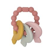 Silicone Teething Toy Keys - Pink