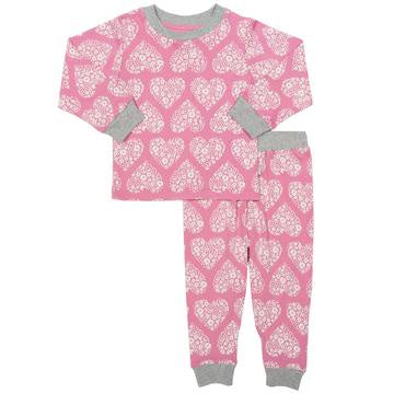Ditsy heart pyjamas