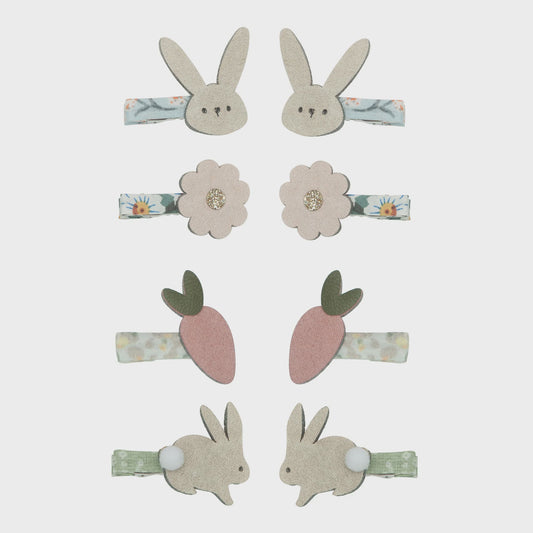 Bunny & Flower Mini Clips