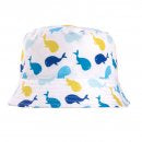 Whale print bush hat