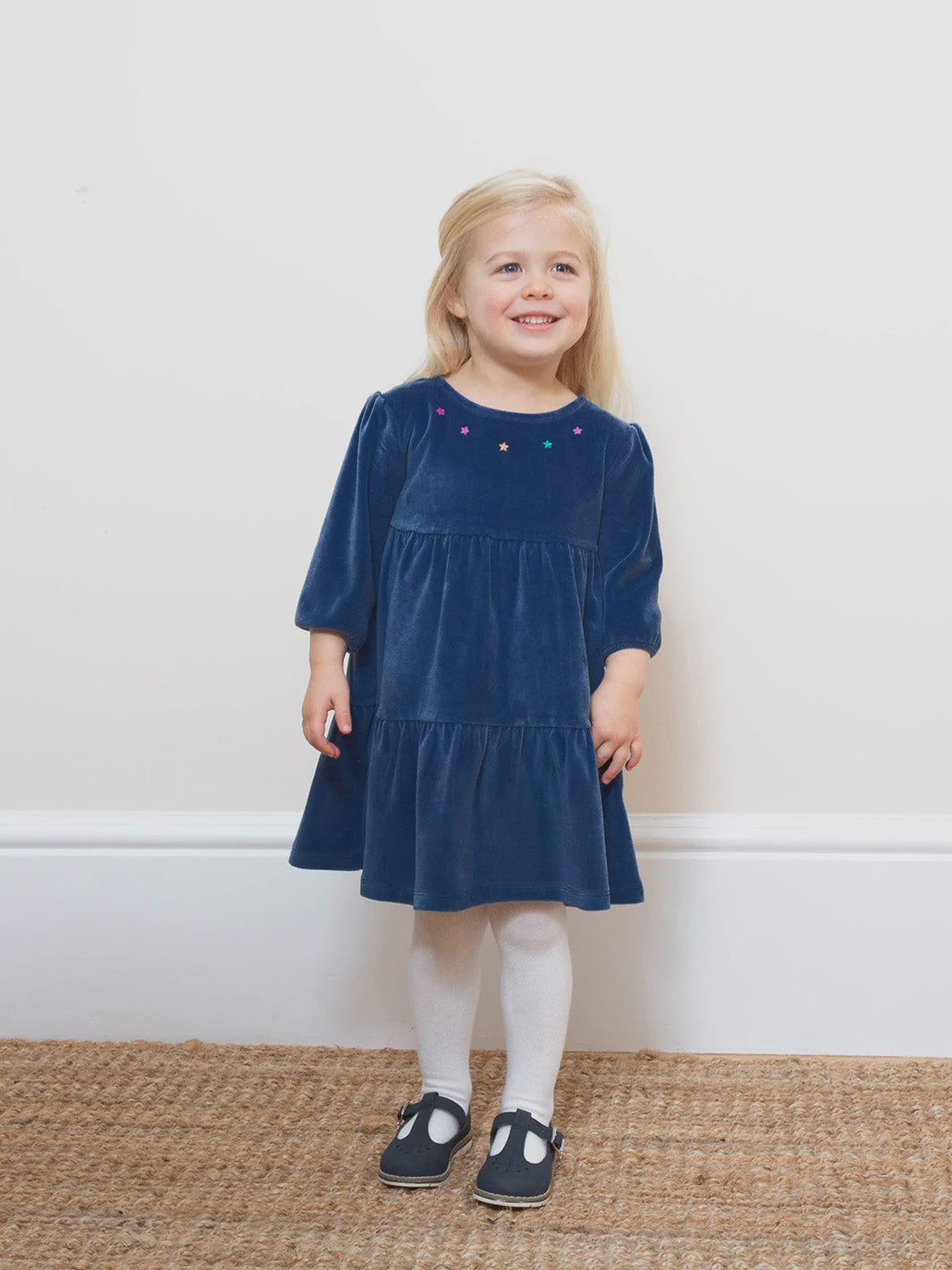 Velvety Party Dress (GOTS)
