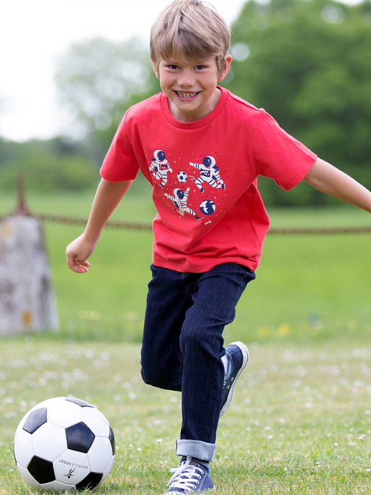 Space Football T-Shirt (GOTS)