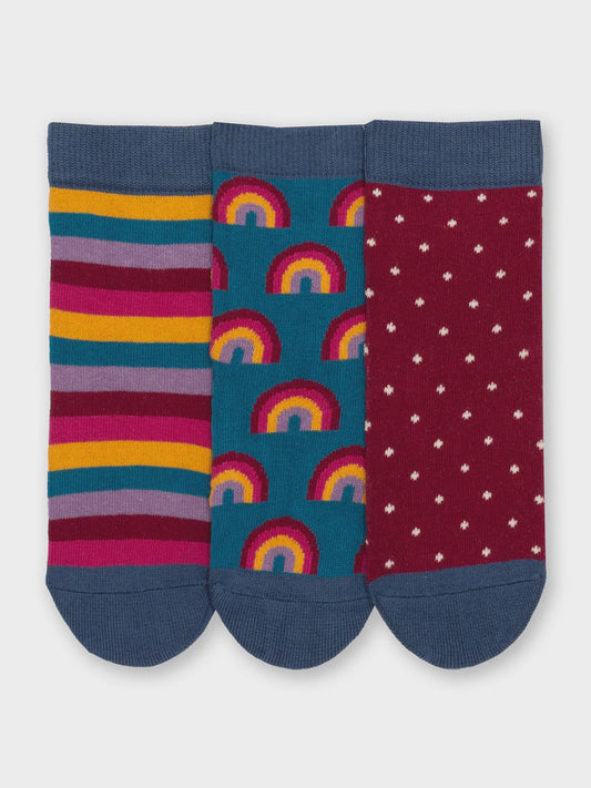 Rainbow Socks - (GOTS)