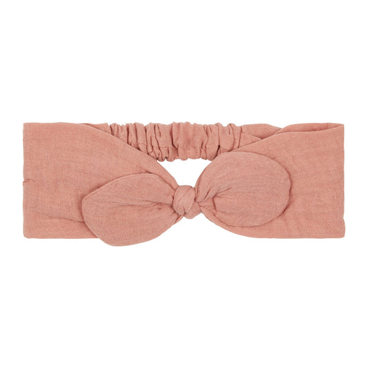 Bow Baby Headband - Rust