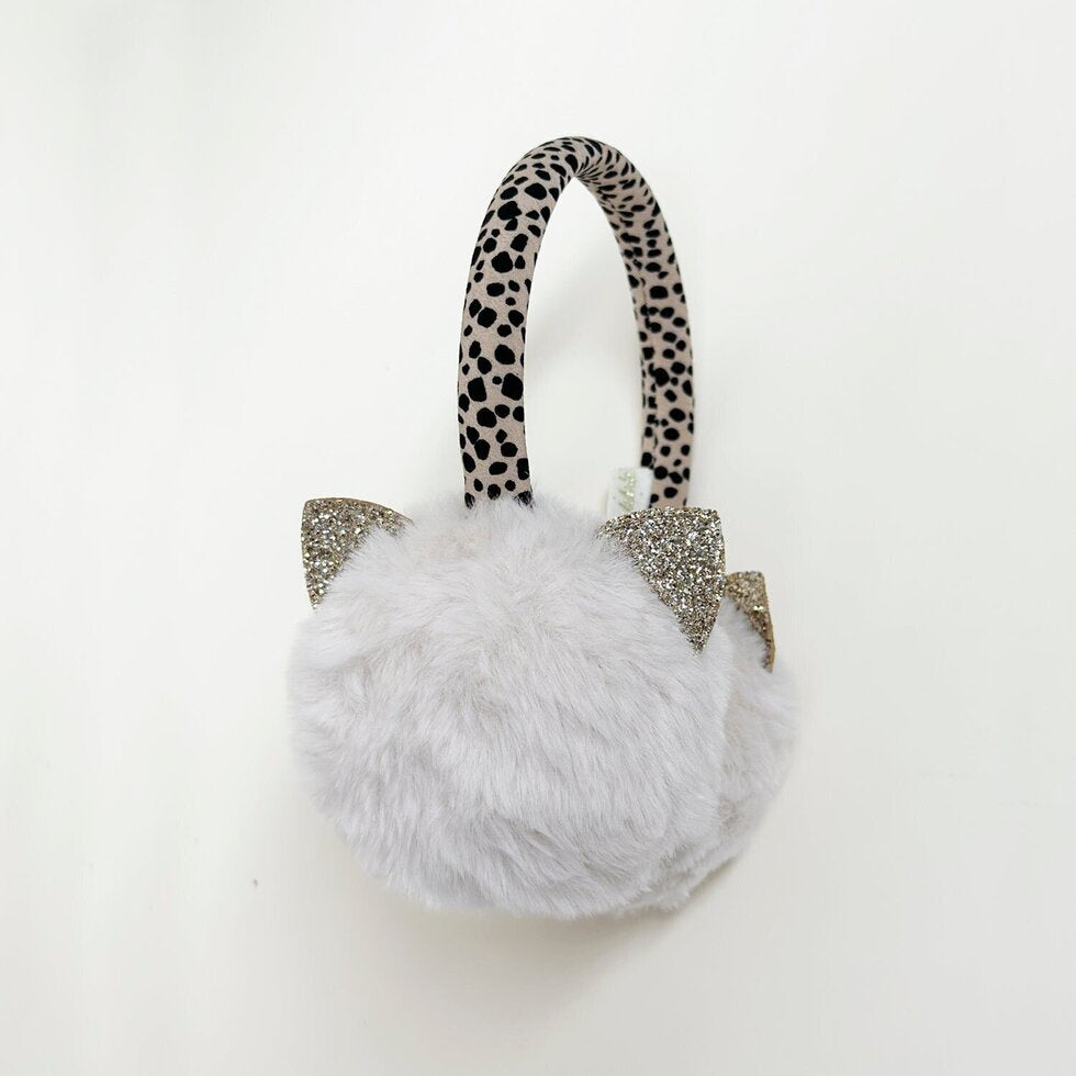 Cleo Cat Leopard - Earmuffs