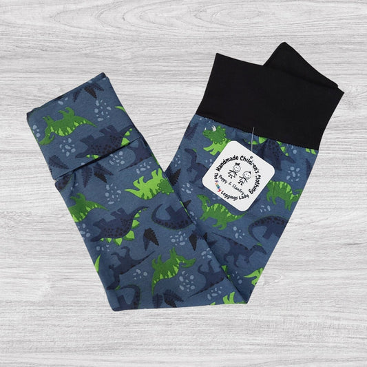 Dinosaur Parade Grow With Me Leggings