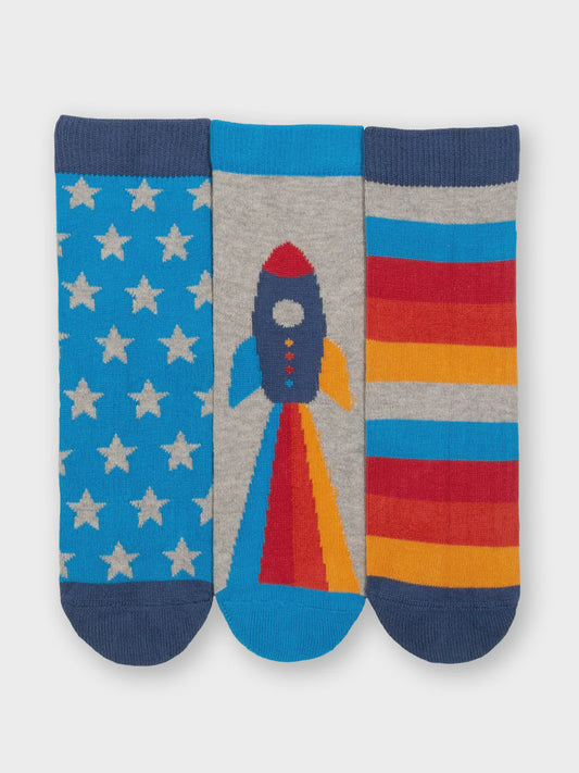 Moon Mission Socks (GOTS)