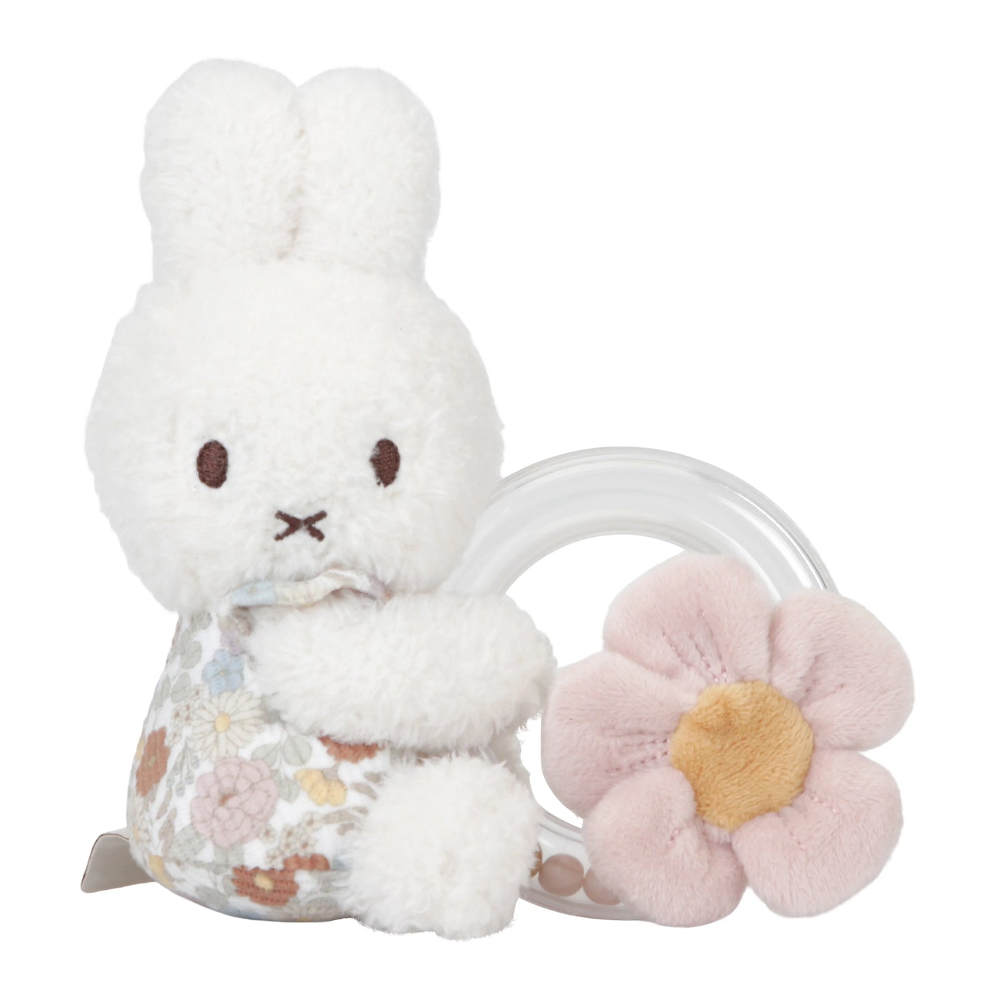 Miffy Vintage Flowers Ring Rattle