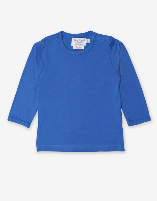 Organic Blue Basic LS T-Shirt
