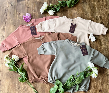 Organic Cotton Jumpers with popper fastening