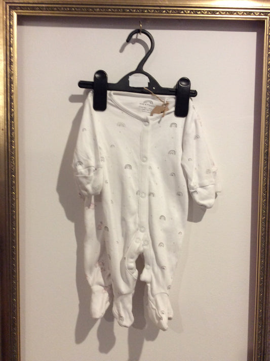Pre-loved Next 2 Pack First Size Sleepsuits