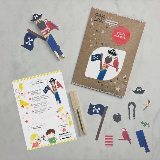 Make your Own Pirate Peg Doll