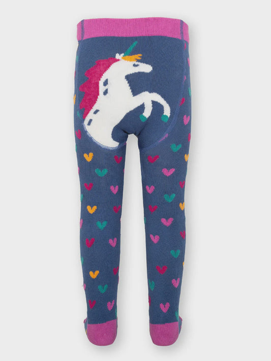 Rainbow Heart Tights (GOTS)