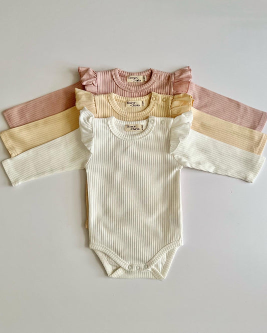 Organic Cotton Ruffle Bodysuit