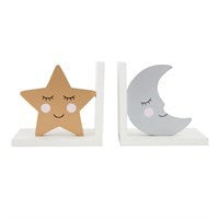 Sweet dreams star and moon bookends
