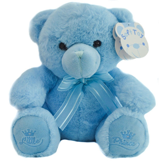 18cm Blue Teddy Bear w/Little Prince Emblem