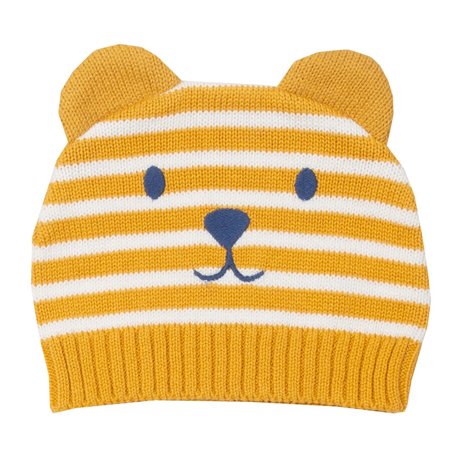 Teddy knit hat mustard
