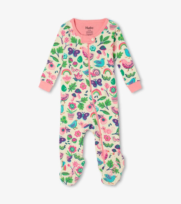 Rainbow Park Organic Cotton Footed Coverall