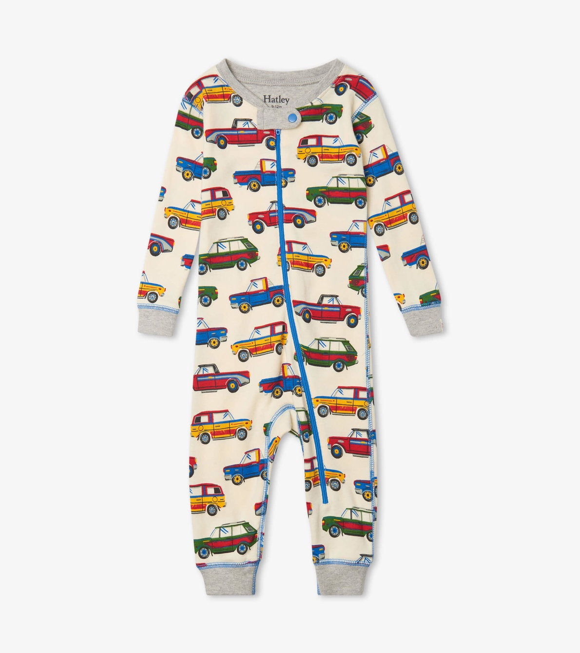 Vintage Cars Organic Cotton Coverall